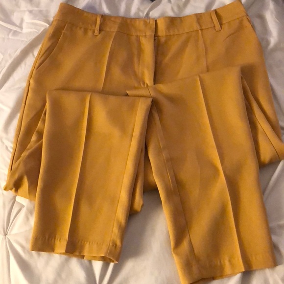 Yellow straight leg trousers - Picture 2 of 3